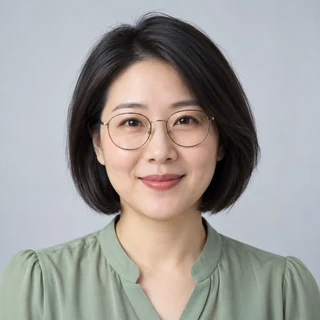 林女士的示例头像（AI 生成）
